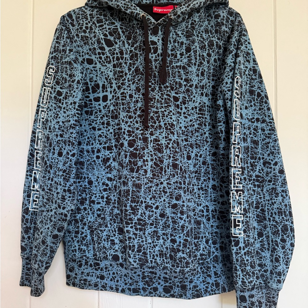 Supreme Blue and Black Hoodie